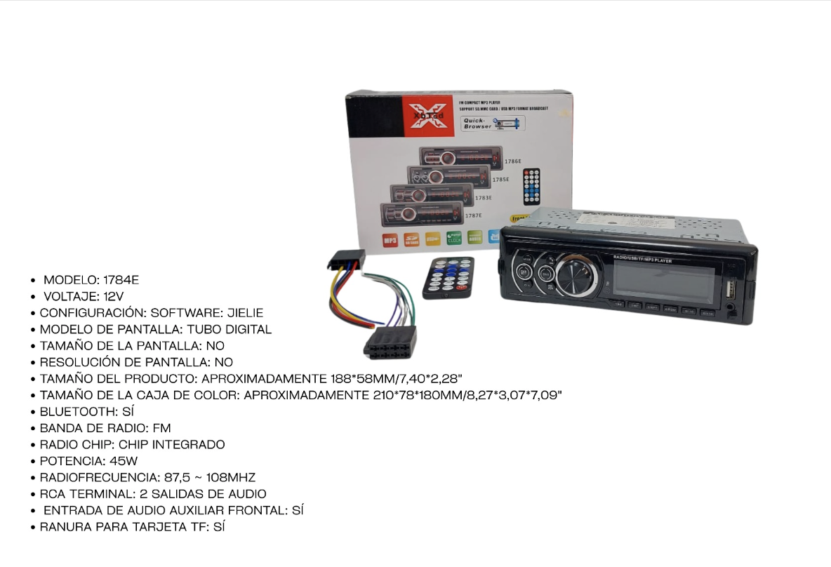 ESTEREO DE AUTO DESMONTABLE - Imagen 2