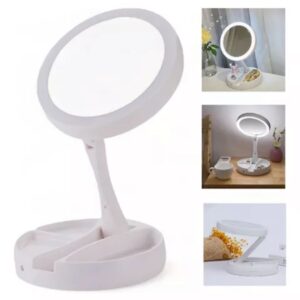 ESPEJO CON LUZ LED REDONDO FLEXIBLE