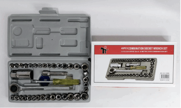 SET DE LLAVE CRIQUET 40PCS CODIGO: H-40