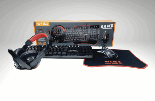 COMBO GAMER 4 EN 1 CODIGO - RDO555