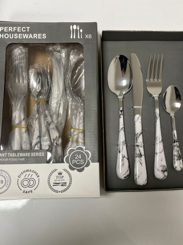 SET CUBIERTOS X 24PCS