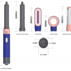 SET MOLDEADOR DE PELO 5 EN 1 HYTOSHY