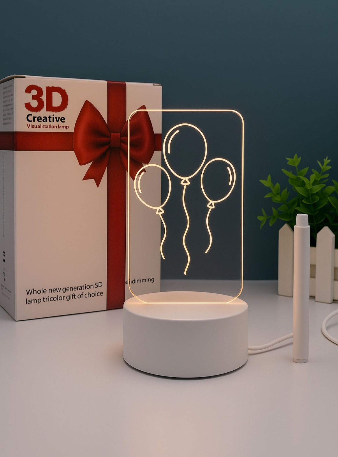 LAMPARA ESCRITURA 3D LED