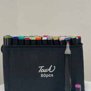 SET MARCADORES X80PCS DOBLE PUNTA