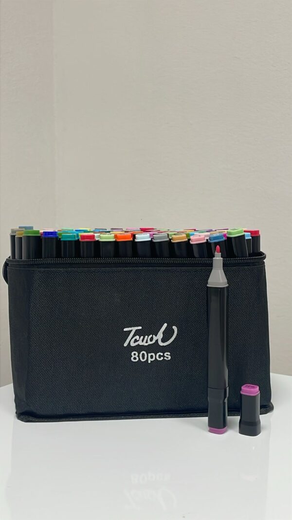 SET MARCADORES X80PCS DOBLE PUNTA