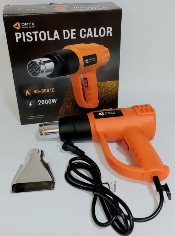 PISTOLA DE CALOR 2000W ORYX