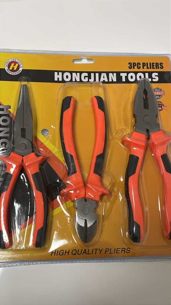 SET DE PINZAS X3 - HONGJIAN TOOLS