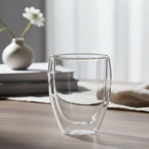 TAZA 350ML DOBLE VIDRIO - S/ MANIJA