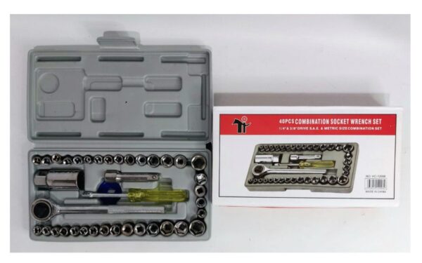 SET DE LLAVE CRIQUET 40 PCS