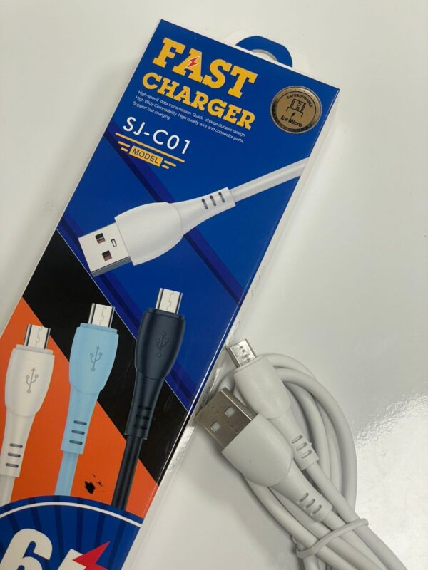 CABLE MICRO CARGA RAPIDA - 3 COLORES