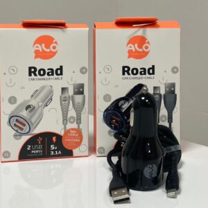 CARGADOR DE AUTO ALO IPHONE CARGA RAPIDA