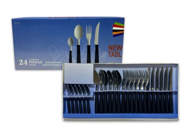 JUEGO DE CUBIERTOS 24 PCS