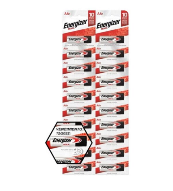 PILAS ENERGIZER EN BLISTER AA (X20)