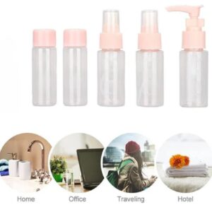 KIT DE VIAJE PARA COSMETICOS - 5 PCS