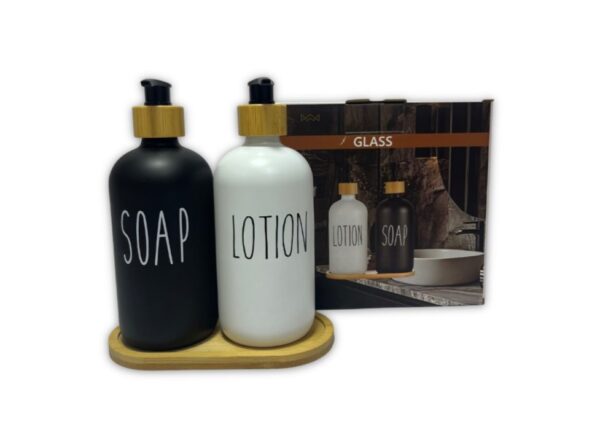 SET DISPENSADOR PARA JABON