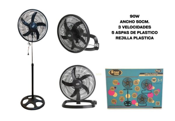 VENTILADOR 18" STAR TRAK (3 EN 1)