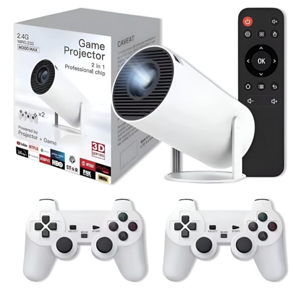PROYECTOR + CONSOLA RETRO (M300 MAX)