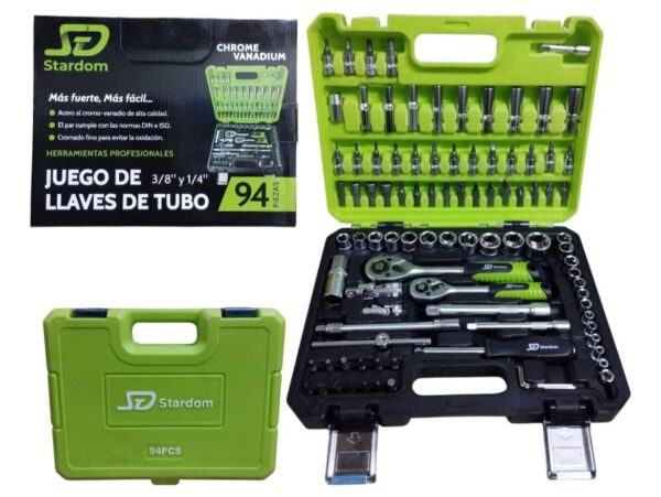 SET LLAVE TUBO 94PCS STARDOM