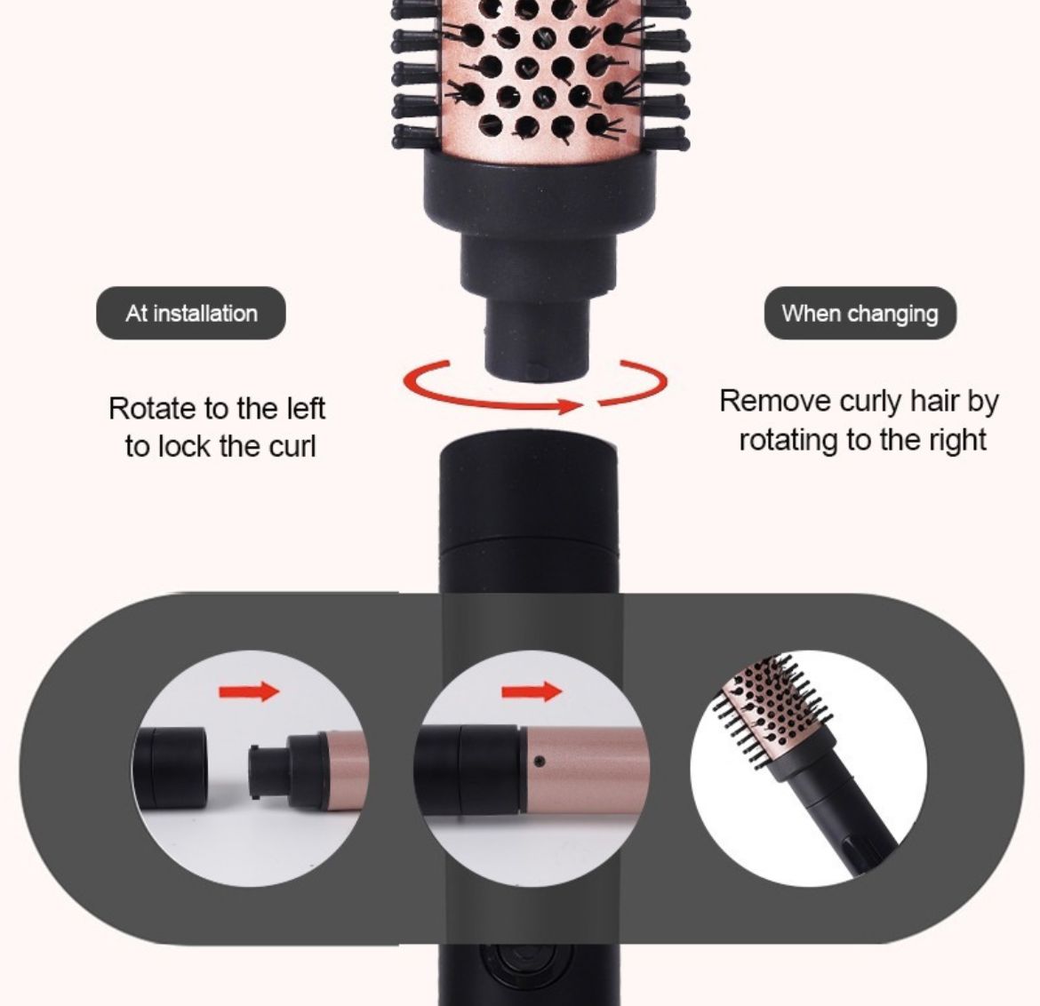 CEPILLO RIZADOR PROFESIONAL 5 EN 1 (12) - Imagen 3