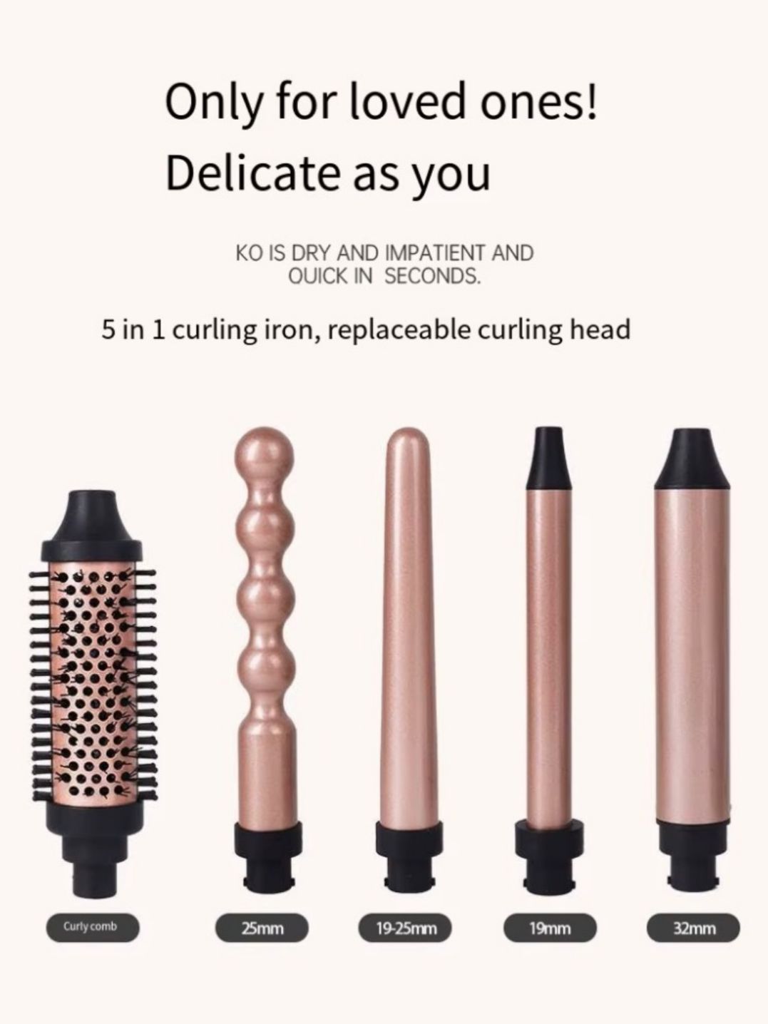 CEPILLO RIZADOR PROFESIONAL 5 EN 1 (12) - Imagen 2