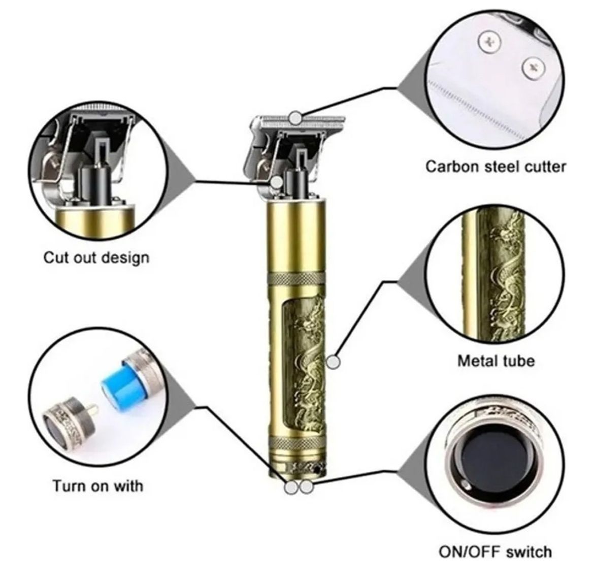 COTADORA DE PELO T9 VINTAGE (55) - Imagen 2