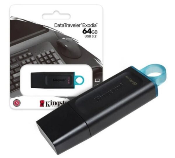 PENDRIVE KINGSTON 64GB ORIGINAL