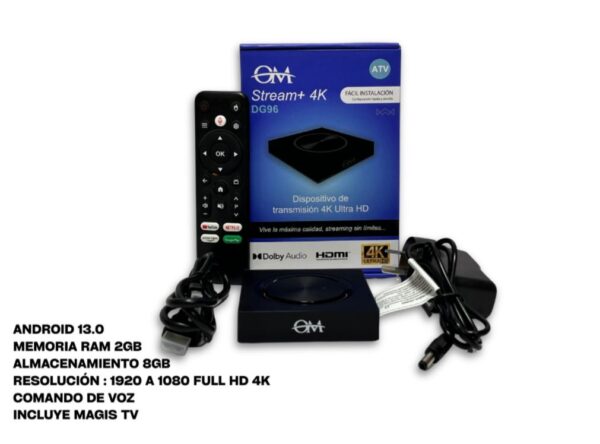 DECODIFICADOR TV BOX OM (DG96)