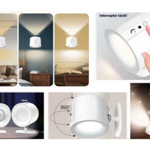 LAMPARA LED AUTOAHDESIVA (SK-BD80A)