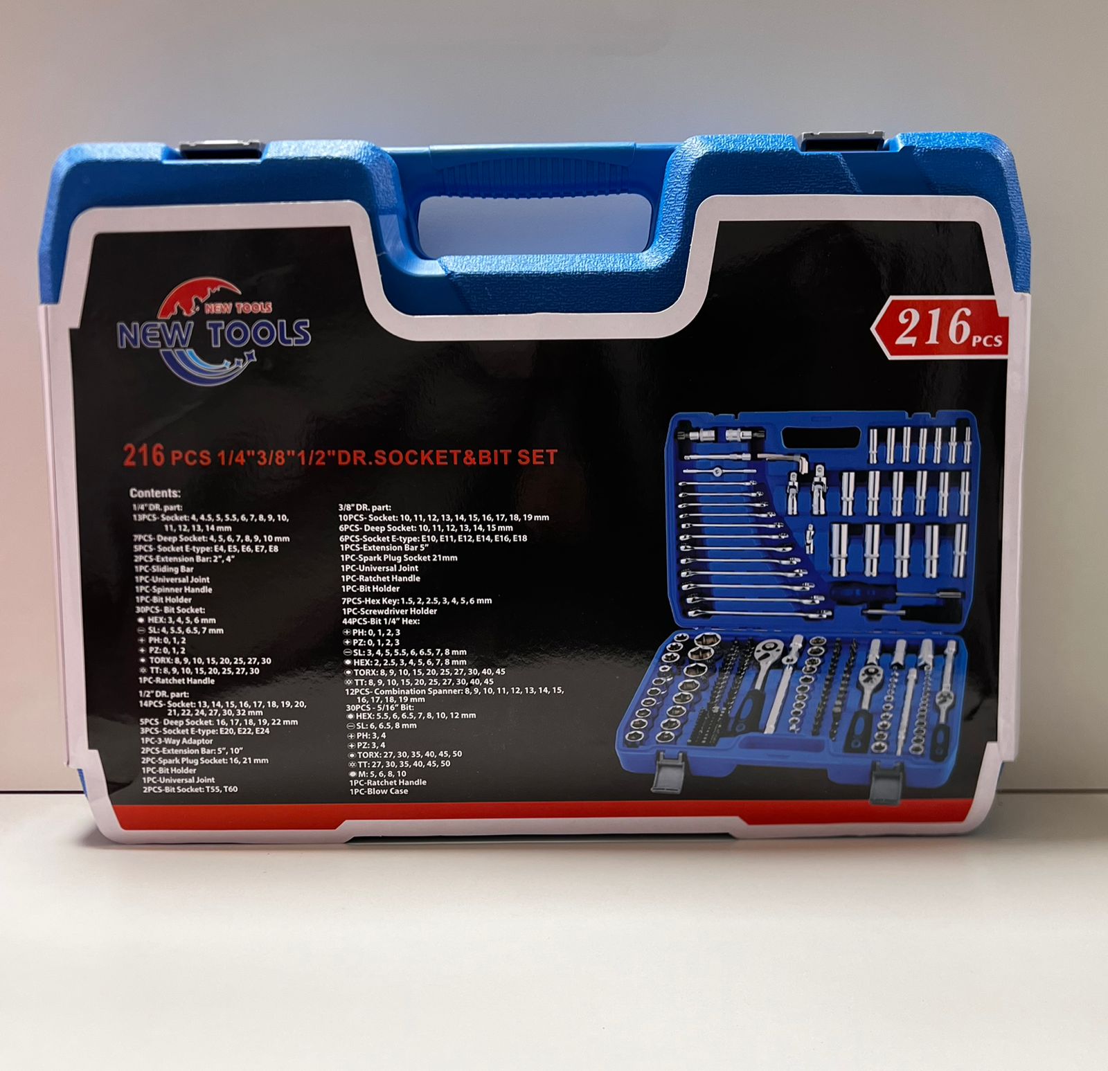 SET LLAVE SOCKET 216PCS