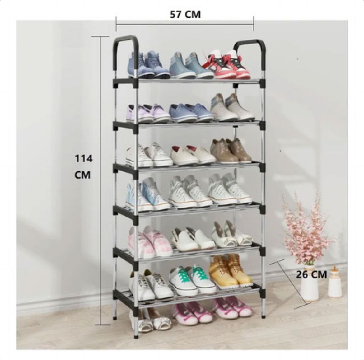 RACK DE ZAPATOS 6 NIVELES (511) - Imagen 2
