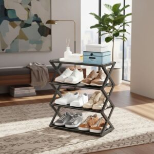 RACK ZAPATOS PLEGABLE X4