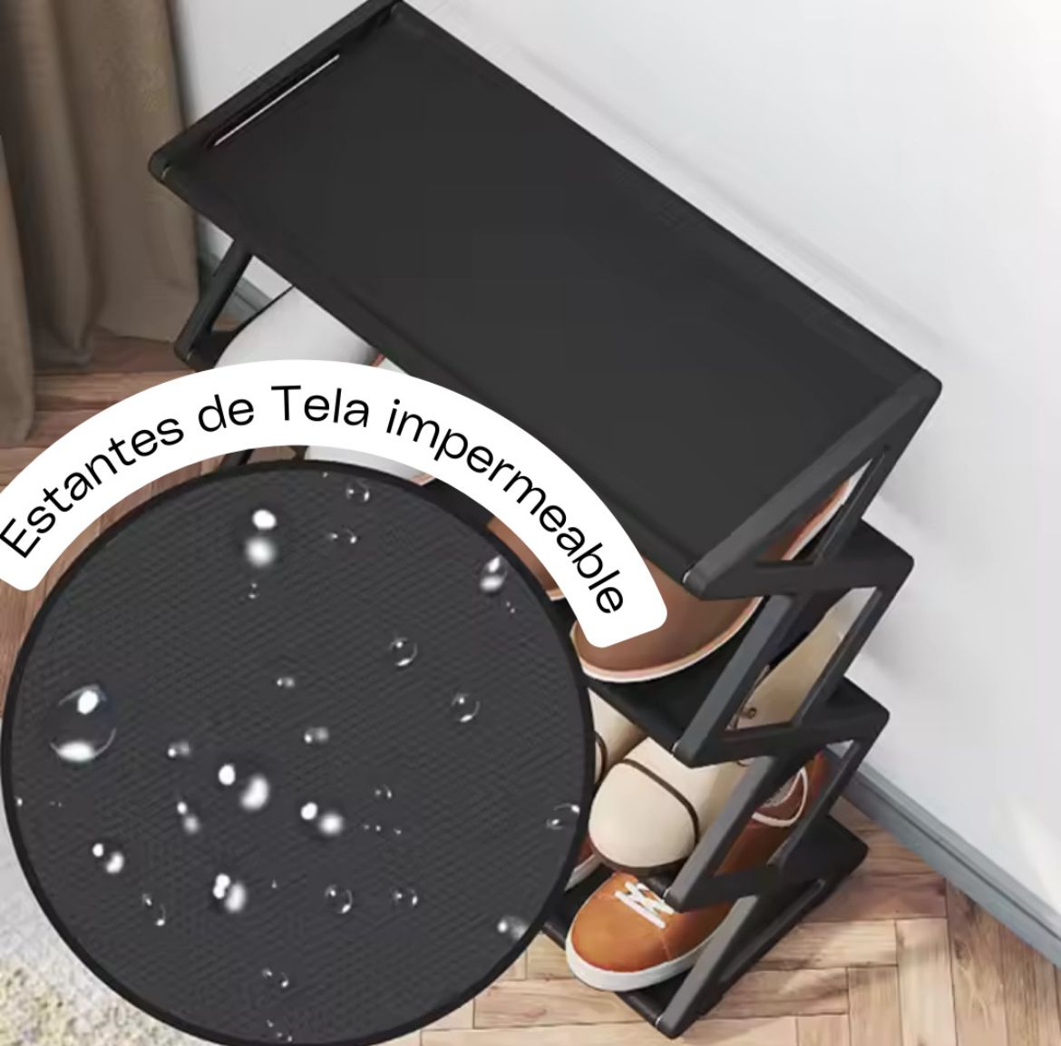 RACK ZAPATOS PLEGABLE X4 - Imagen 2