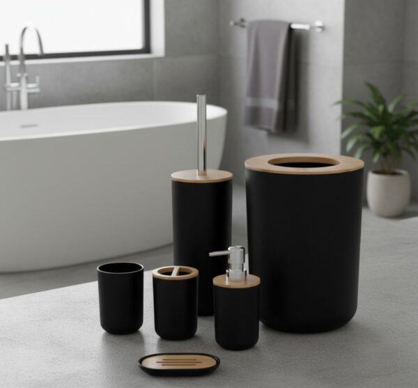 KIT ACCESORIOS PARA BAÑO 6 PCS (550)