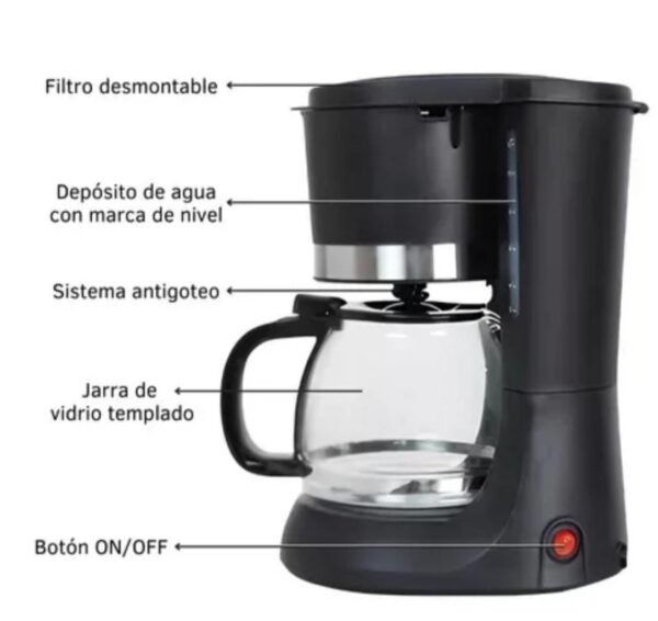 CAFETERA ELECTRICA ORYX 1.2L - Imagen 3