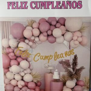 GLOBOS FELIZ CUMPLEAÑOS 82-100 PCS