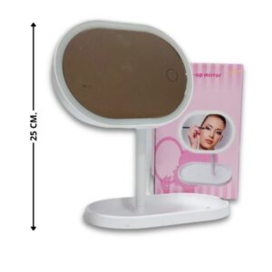 ESPEJO LED RECARGABLE CON BASE