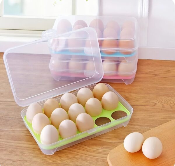 ORGANIZADOR DE HUEVO 15 PCS