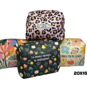 PORTA COSMETICO NECESER C/ ESTAMPA