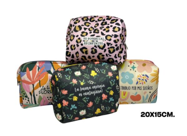 PORTA COSMETICO NECESER C/ ESTAMPA