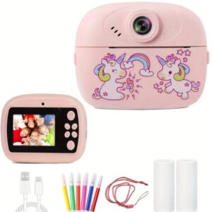 CAMARA INFANTIL FOTO-VIDEO C/IMPRESORA + FIBRAS