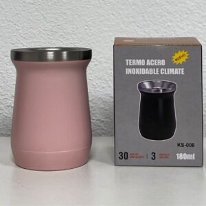 VASO MATE DE ACERO INOXIDABLE 180 ML