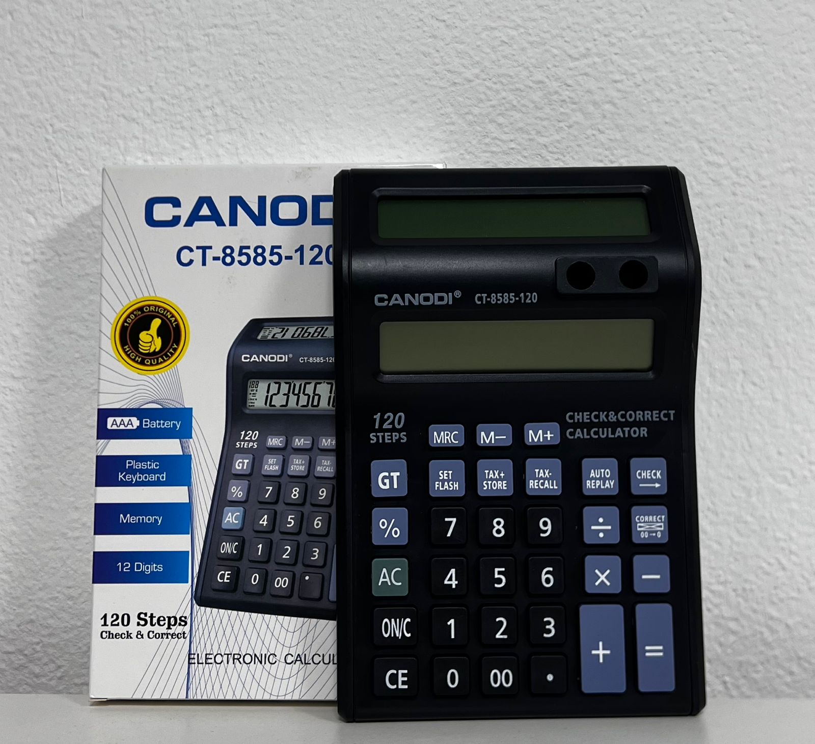 CALCULADORA CANODI C/ DOBLE VISOR