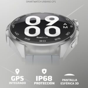 SMARTWATCH URBANO NUMA AZUL Y PLATEADO CON MALLA EXXTRA