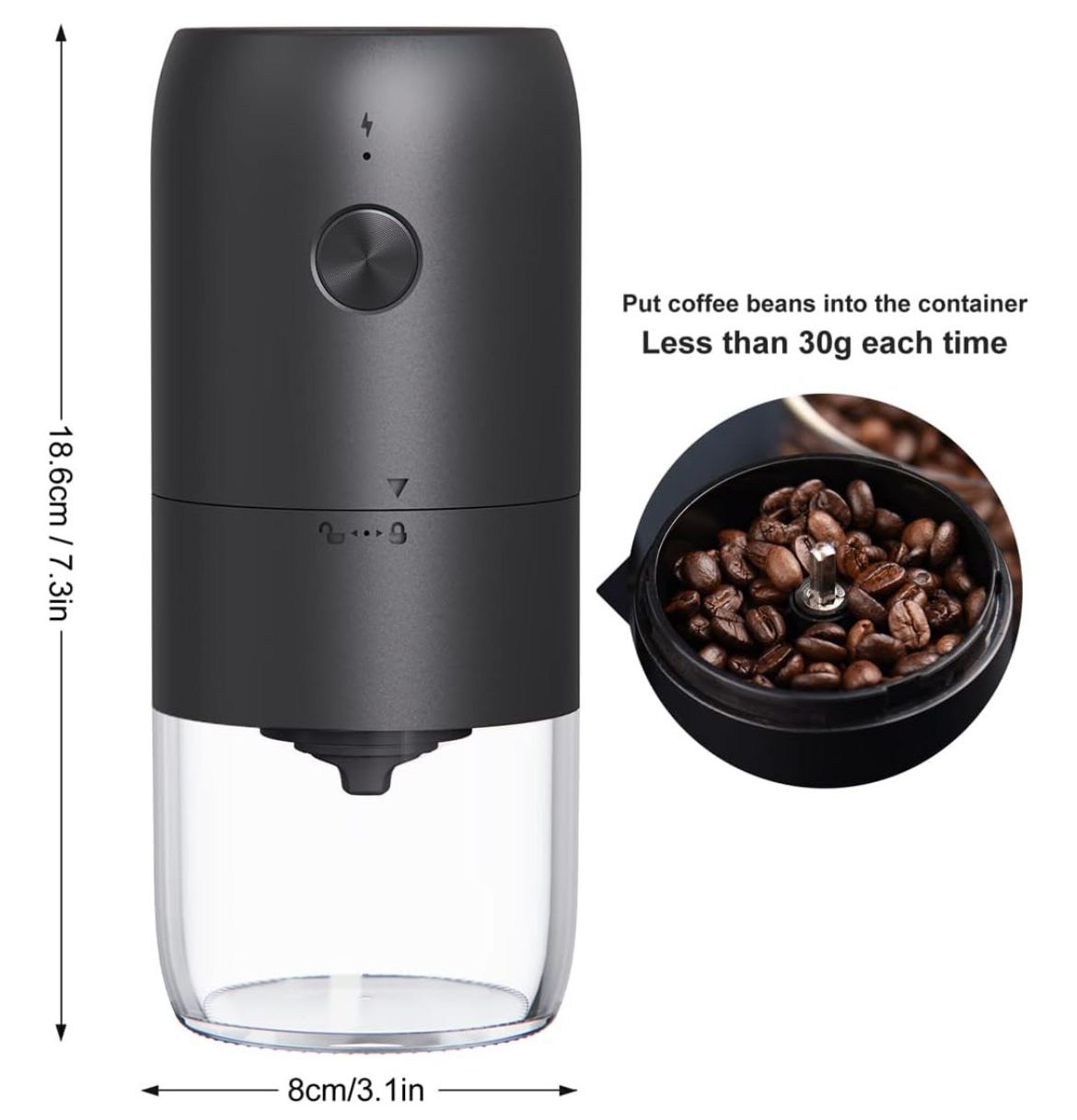 MOLINILLO DE CAFE ELECTRICO - Imagen 2