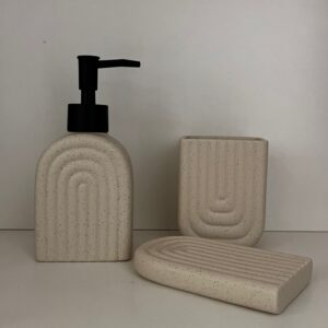 SET DE BAÑO CERAMICA 3 PIEZAS