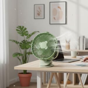 MINI VENTILADOR CON BROCHE