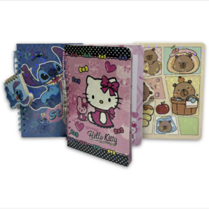 CUADERNO CON PERSONAJES