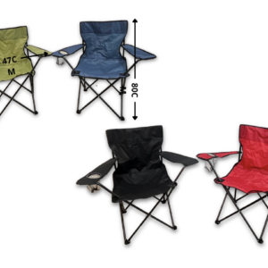 SILLA CAMPING CON APOYA VASO