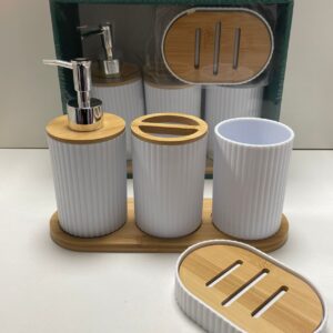 SET ORGANIZADOR DE BAÑO 5 PCS