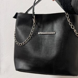 BOLSO NOIR CHAIN 100% CUERO